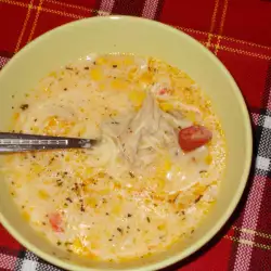 Вкусна заешка супа с царевица
