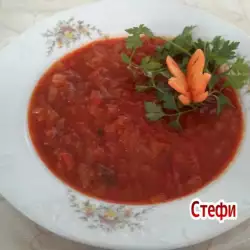 Яхния с домати и чушки