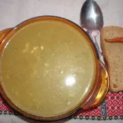 Зелена супа с лапад
