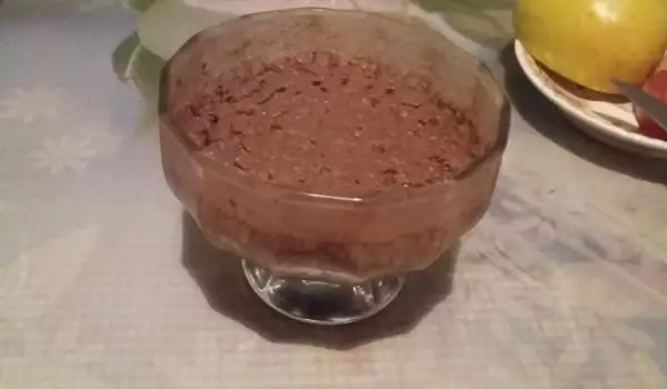 Веган шоколадов крем-сладолед от аквафаба
