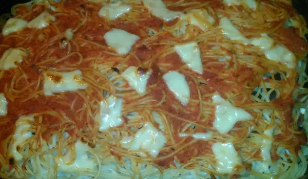 Спагети на фурна с богата плънка
