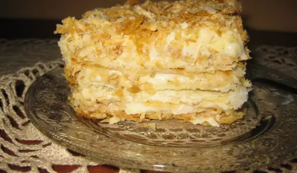 Бутер торта с баварски крем