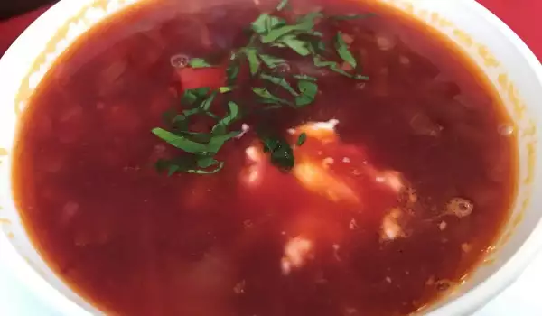 Червена супа