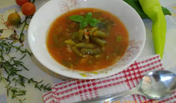 Диетична супа от зелен фасул за отслабване