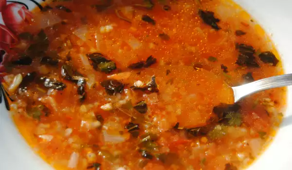 Доматена супа с домати от консерва
