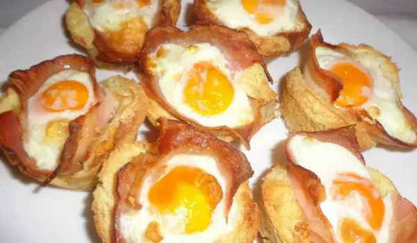 Яйце в кошничка от хляб - английска закуска
