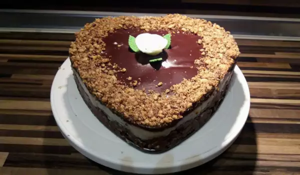 Експресна шоколадово-бисквитена торта