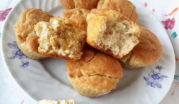 Хлебчета-кексчета с 2 вида брашно