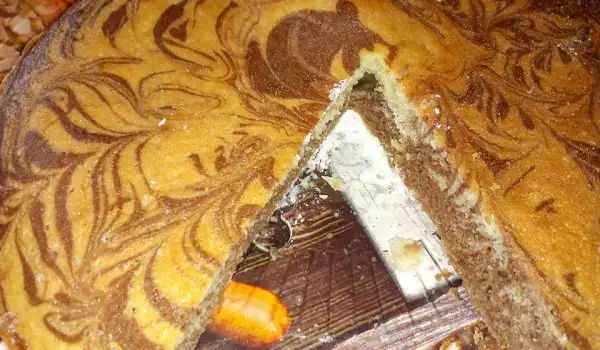 Какаов пирог Зебра
