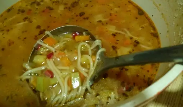 Картофена супа с тиквичка