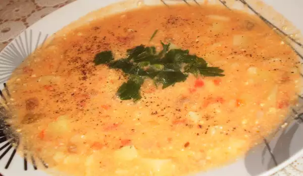 Картофената супа със запръжка на баба