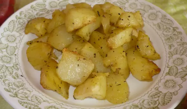 Kартофи с подправки на фурна
