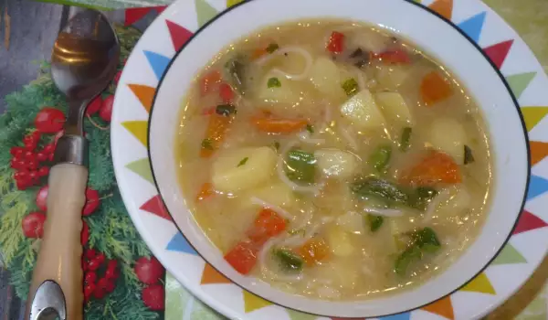Кaртофенa супa с топено сирене