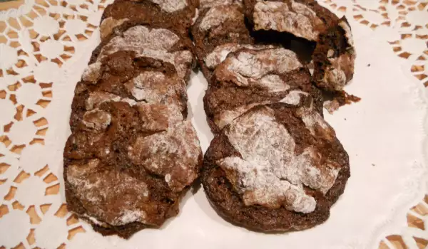 Коледни шоколадови бисквити