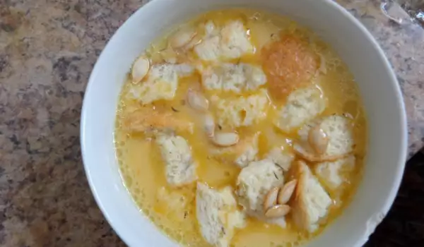 Крем супа тиква и картофи