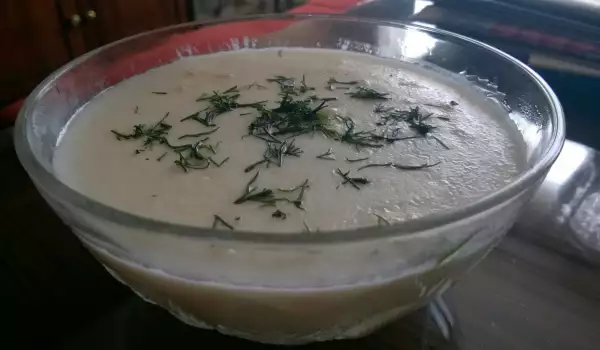 Крем супа с тиквички и грис