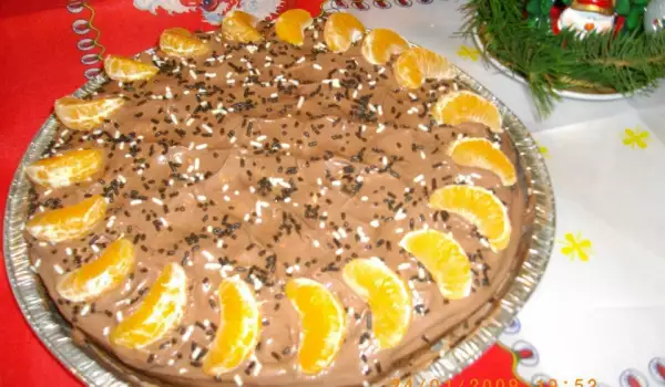 Лесна торта с мандарини