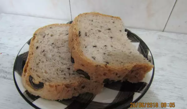 Маслинов хляб със зехтин и суха мая