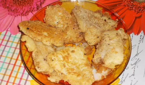 Пържено филе от Минтай с царевично брашно