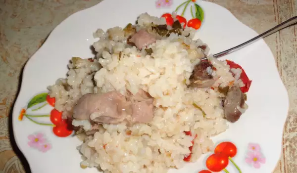 Пилешки воденички с ориз и живовлек