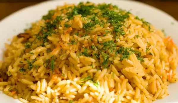 Ориз с жълта леща