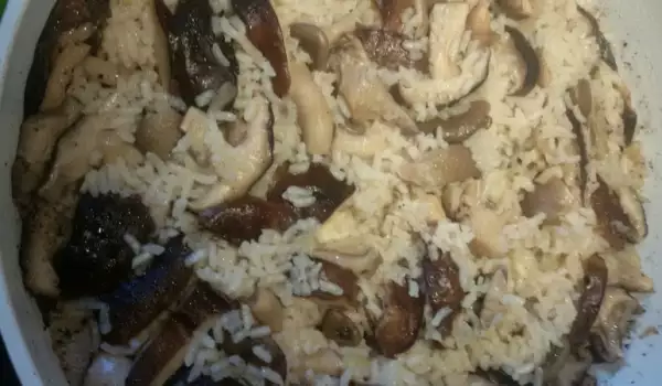 Ориз с гъби шийтаке