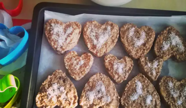 Овесени бисквити с банан БЕЗ брашно