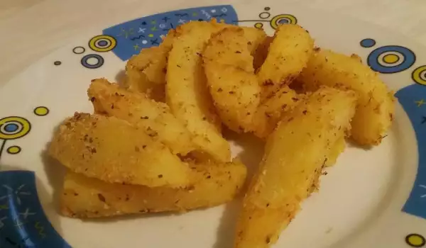 Печени хрупкави картофки