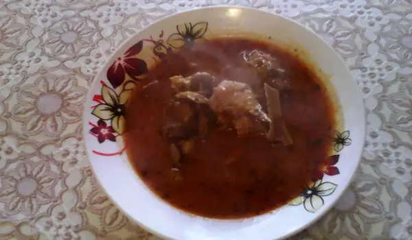 Манджа с месо от буркан