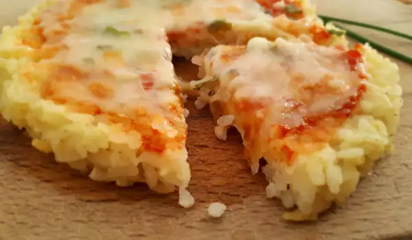 Мини пица от ориз Маргарита