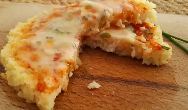 Мини пица от ориз Маргарита