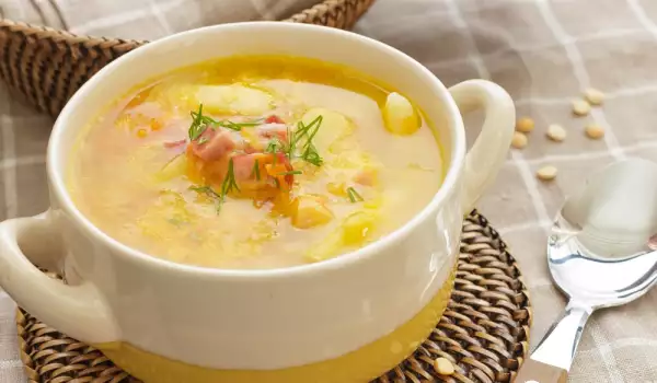 Картофена супа с бекон и копър