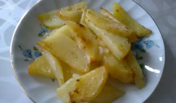 Лесни пресни картофки с масло на фурна