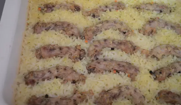 Пилешки Шийки с Ориз на Фурна