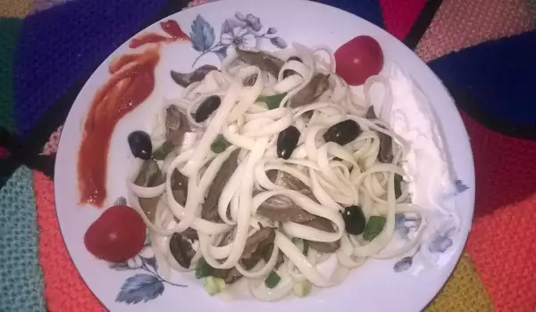 Спагети с охлюви