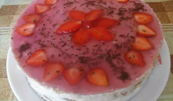 Бисквитена торта Виолетка