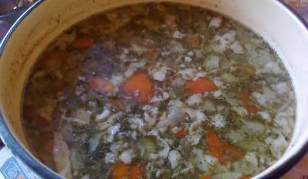 Супа с агнешки дреболийки