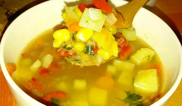 Бистра Зеленчукова Супа с Амарант