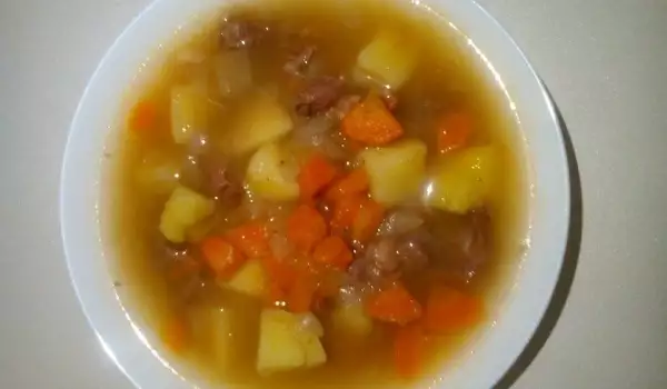 Супа с месо и зеленчуци