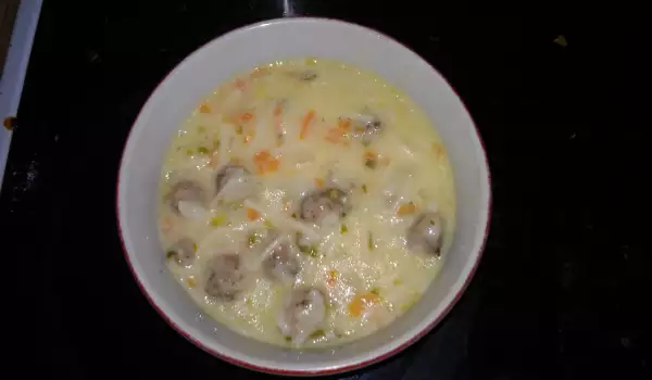 Супа топчета с фиде и ориз