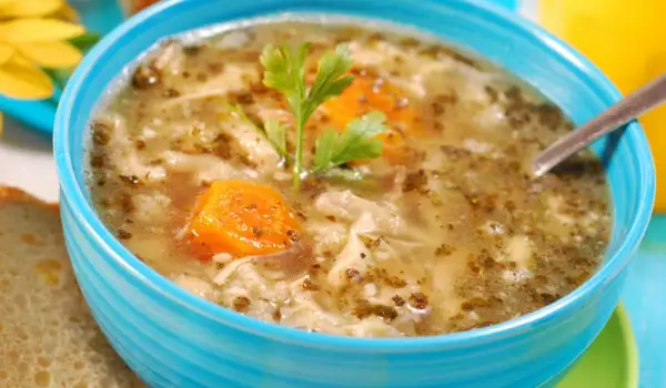 Старовремска супа от телешка глава