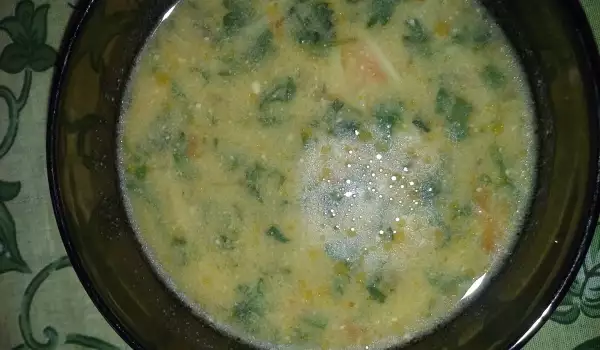 Супа от коприва със застройката