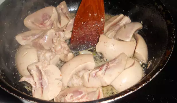 Вкусни свински бъбреци на фурна