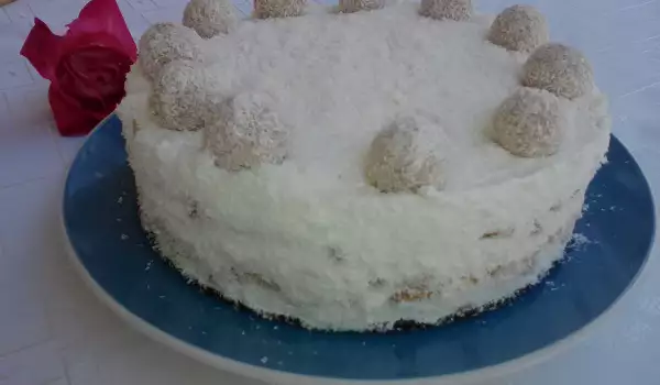 Бисквитена торта Бяла нежност