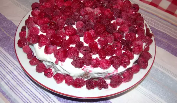 Пандишпанова торта Малинка