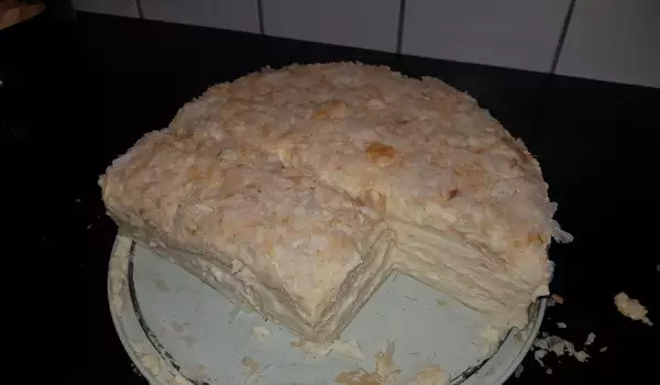 Торта Наполеон с бутер тесто