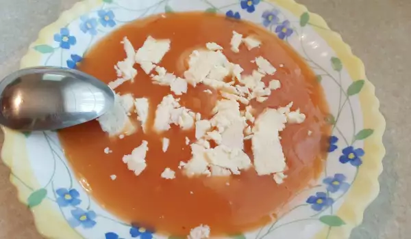 Супа трахана със сирене