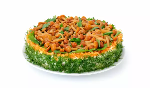 Желирана зеленчукова торта
