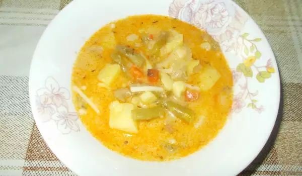 Селска зеленчукова супа