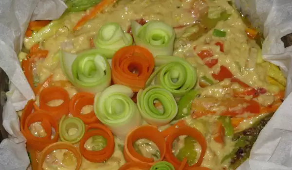 Зеленчукова запеканка с тиквички